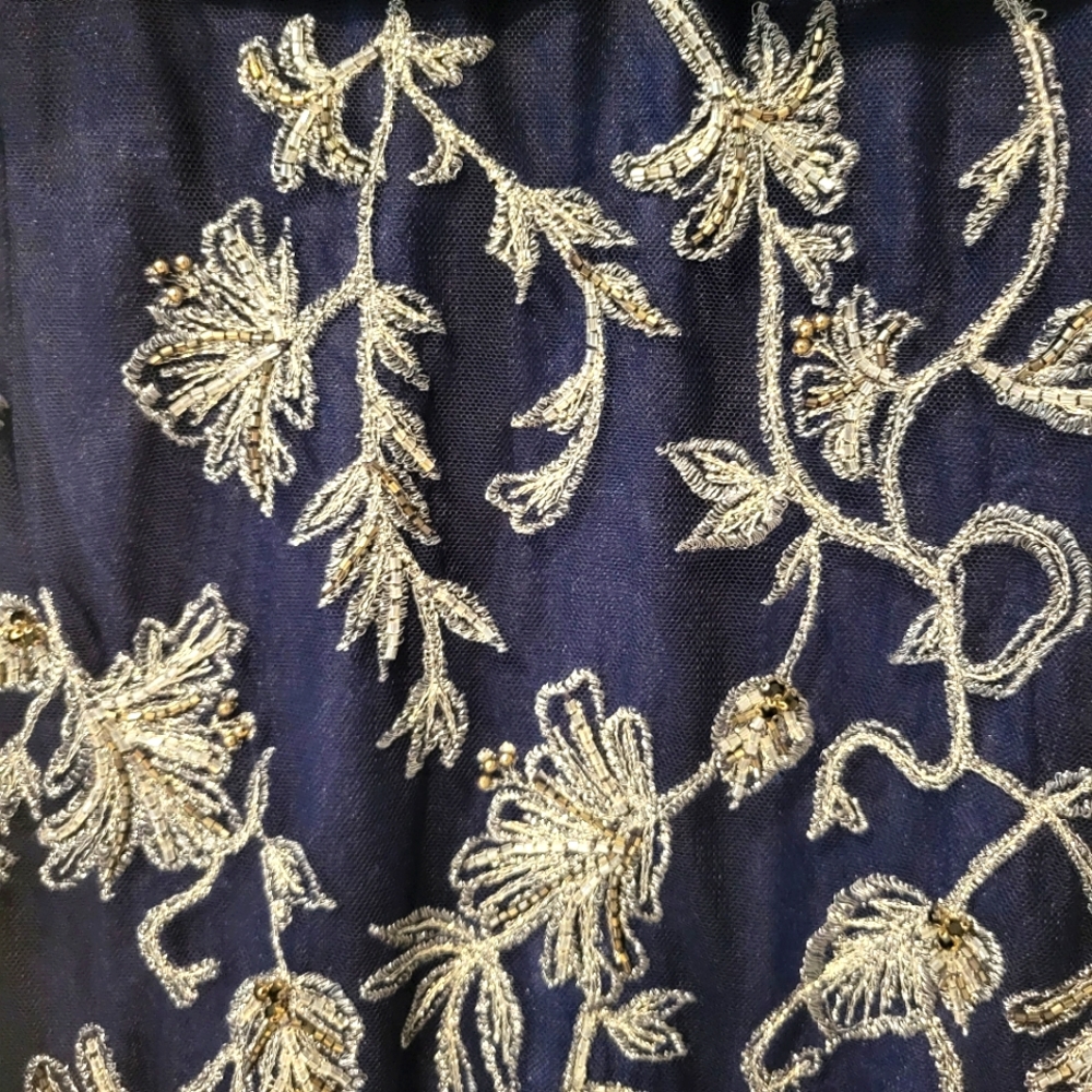 Marchesa Blue Ombre Evening Gown - Picture 6 of 11